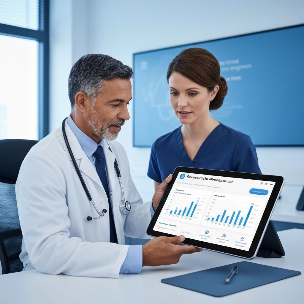 Revenue cycle management solutions dashboard